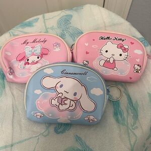 Hello Kitty and Friends Coin Purses